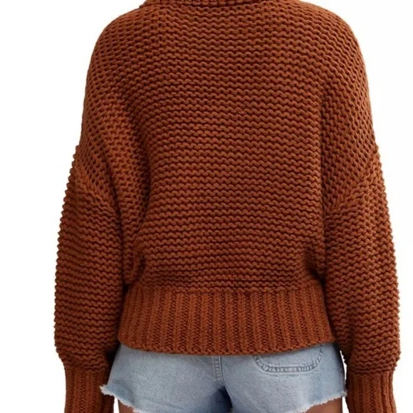 Free People Rust My Only Sunshine Sweater - Picture 2 of 6